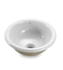 Cuba De Sobrepor Redonda Il62 32cm Branca Icasa - A Casa do Marmorista