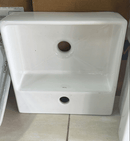 Cuba de louça Fiori com pista 35x35 - A Casa do Marmorista