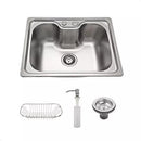 Cuba Inox Meganox Gourmet 50x40 Completa com acessórios - A Casa do Marmorista