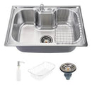 Cuba Inox Meganox Gourmet 60x42 Completa com acessórios - A Casa do Marmorista