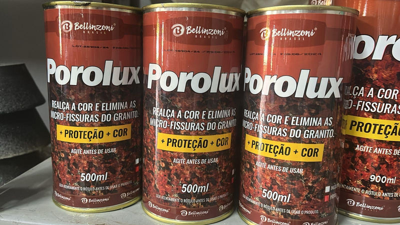 Porolux 500ml Bellinzoni Preto ou Incolor
