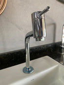 Torneira Link Bica Baixa Metal Cromado Banheiro Lavabo Pia - A Casa do Marmorista