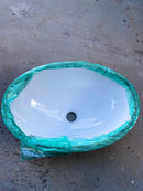 Cuba de Embutir Oval Celite grande - A Casa do Marmorista