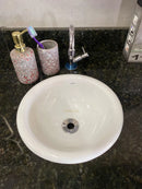 Cuba De Sobrepor Redonda Il62 32cm Branca Icasa - A Casa do Marmorista