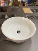 Cuba Apoio Fiori Redonda 35cm Louça Branca Cor Branco - A Casa do Marmorista