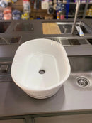 Cuba Fiori Sobrepor Oval Branca 450x300 Cuba - A Casa do Marmorista