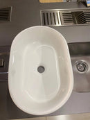 Cuba Fiori Sobrepor Oval Branca 450x300 Cuba - A Casa do Marmorista