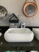 Cuba de Apoio Retangular 41x31cm ICA8 Branca Icasa - A Casa do Marmorista