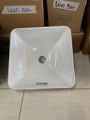 Cuba de Apoio Vox 41x41cm Branca Kohler - A Casa do Marmorista