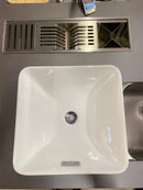 Cuba de Apoio Vox 41x41cm Branca Kohler - A Casa do Marmorista