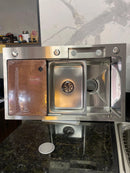 Cuba Gourmet Meganox Cascata 70x45x25 Acabamento Acetinado Completa com todos os Acessórios - A Casa do Marmorista