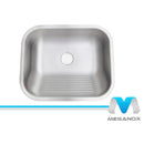 Tanque Inox Meganox Acetinado 50x40 - A Casa do Marmorista